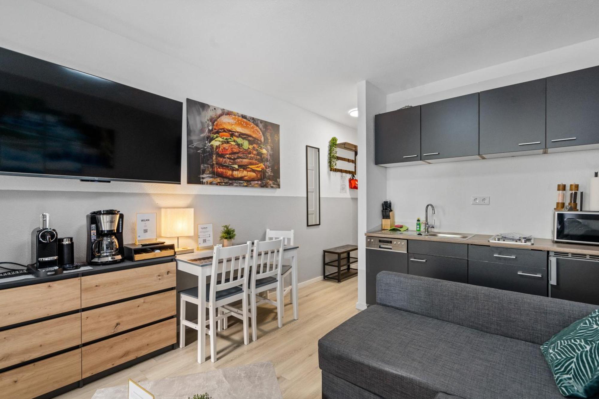 Messe, Monteure, Budget - Einfache Komfortable 2 Personen Wohnung Duisburg Bagian luar foto