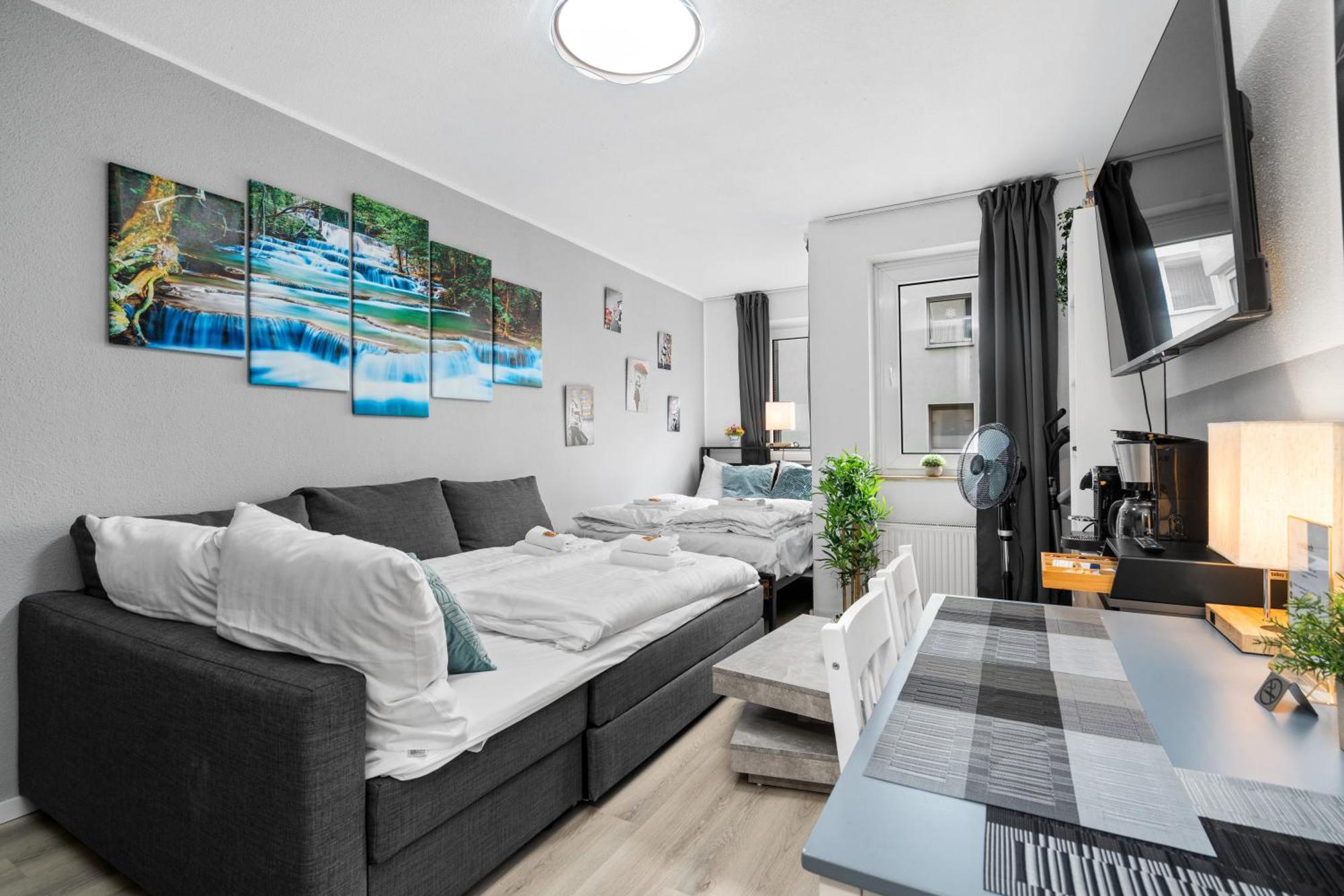 Messe, Monteure, Budget - Einfache Komfortable 2 Personen Wohnung Duisburg Bagian luar foto